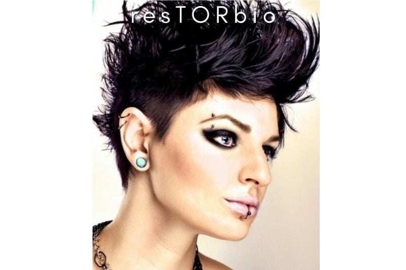 Short Punk Pixie Feathered Hair