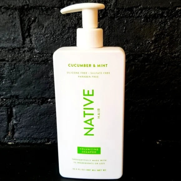native shampoo cucumber and mint