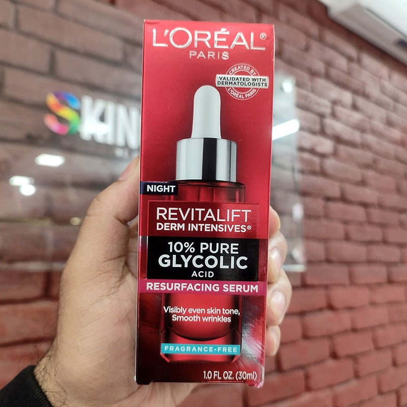loreal anti aging serum glycolic acid