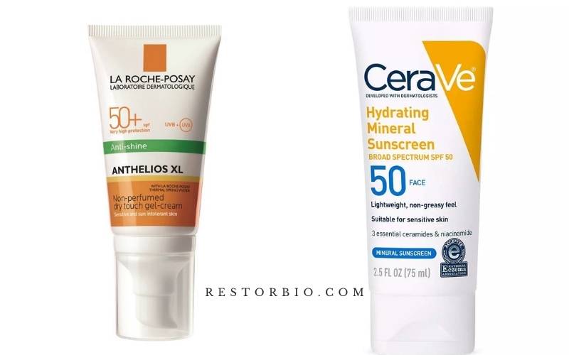 La Roche Posay or Cerave Sunscreen