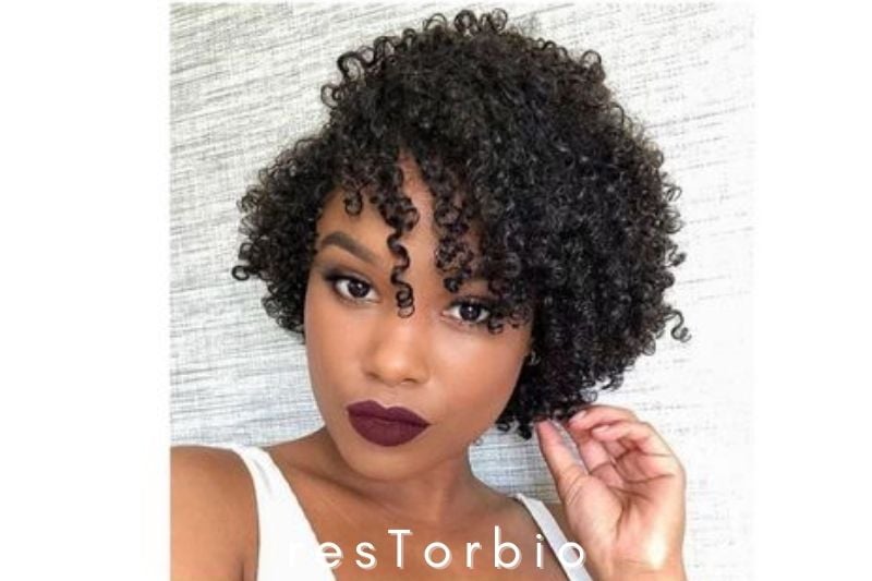 Short Bob with tight curls