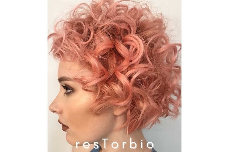 Peach Volume Curls