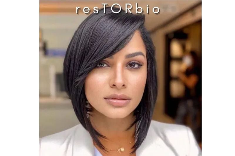Feathered Bang Crop cut