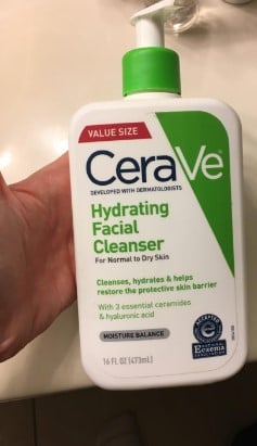 CeraVe Hydrating Facial Cleanser