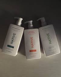 native shampoo cucumber and mint