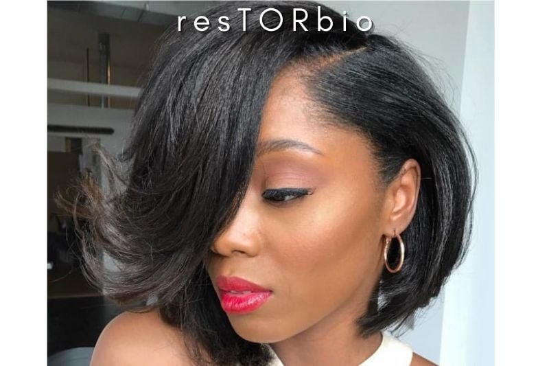 Soft Feathered Bob for Black Women